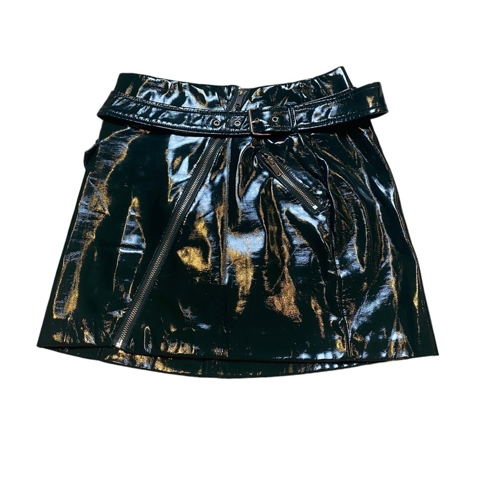 Bershka Patent Leather Skirt